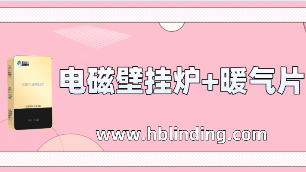 電磁壁掛爐+暖氣片